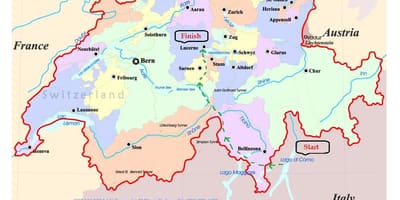 ถนนแผนที่ของ switzerland. kgm สวิตเซอร์แลนด์